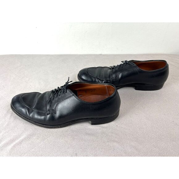 ALDEN Black Leather Lace Up Dress Shoes    Mens Size 10 - Picture 6 of 8